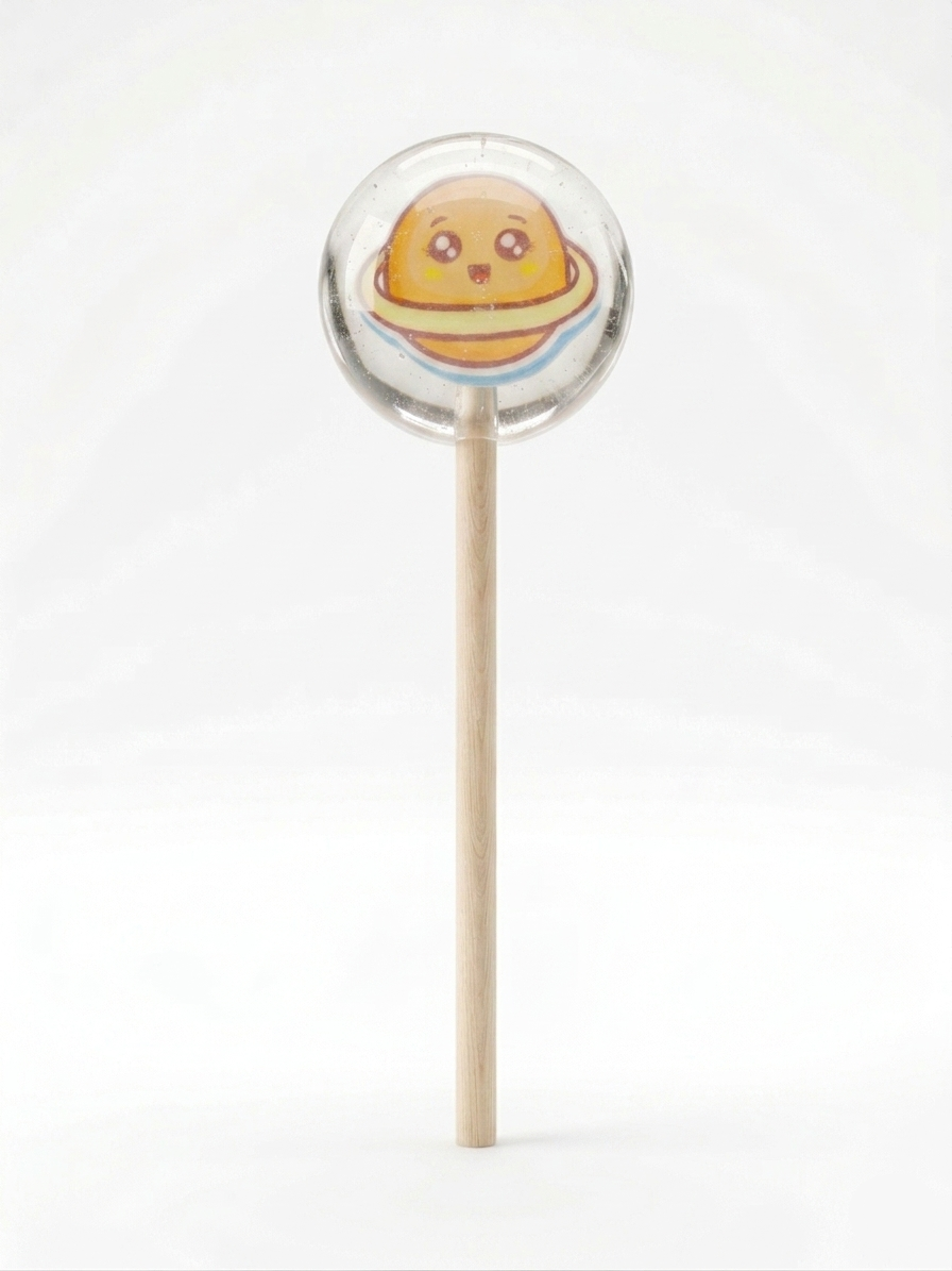Ball Photo Lollipop (Edible) - Pack of 6