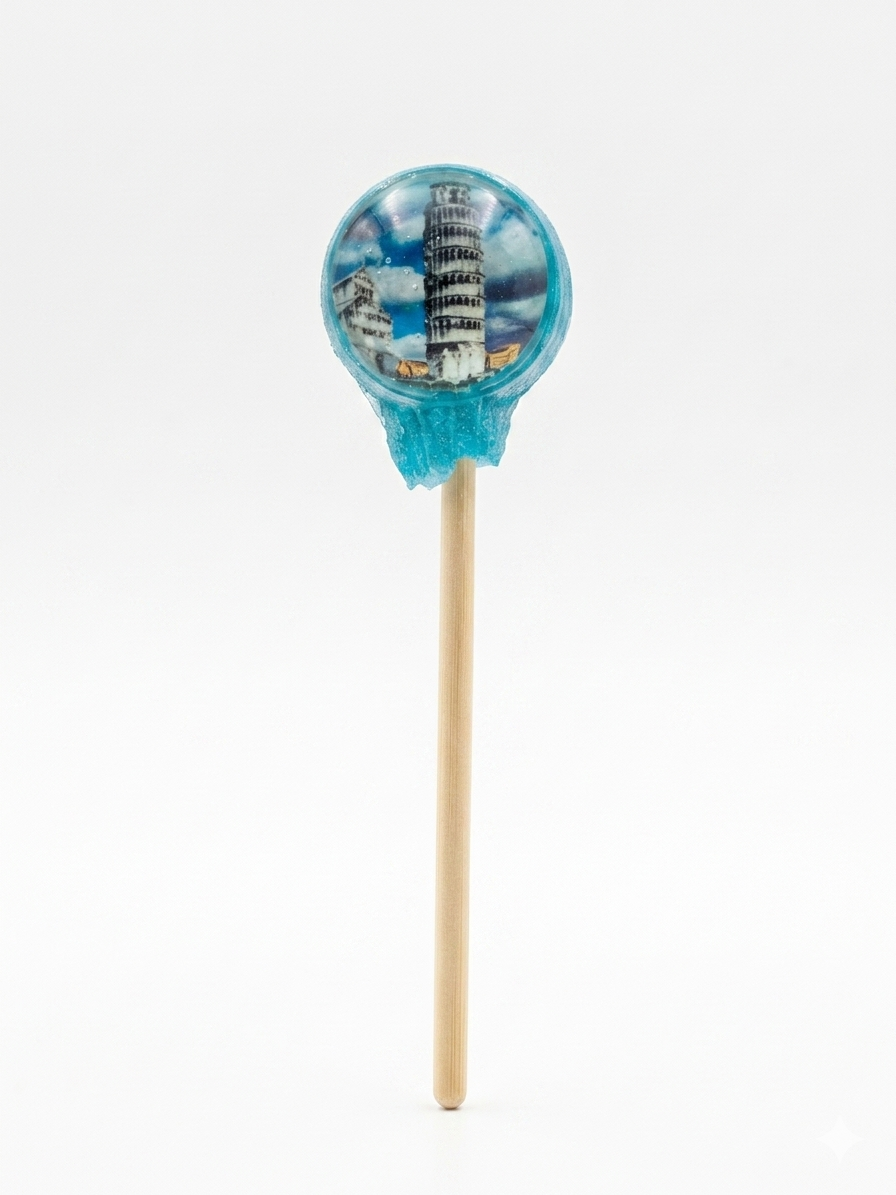 Ball Photo Lollipop (Edible) - Pack of 6