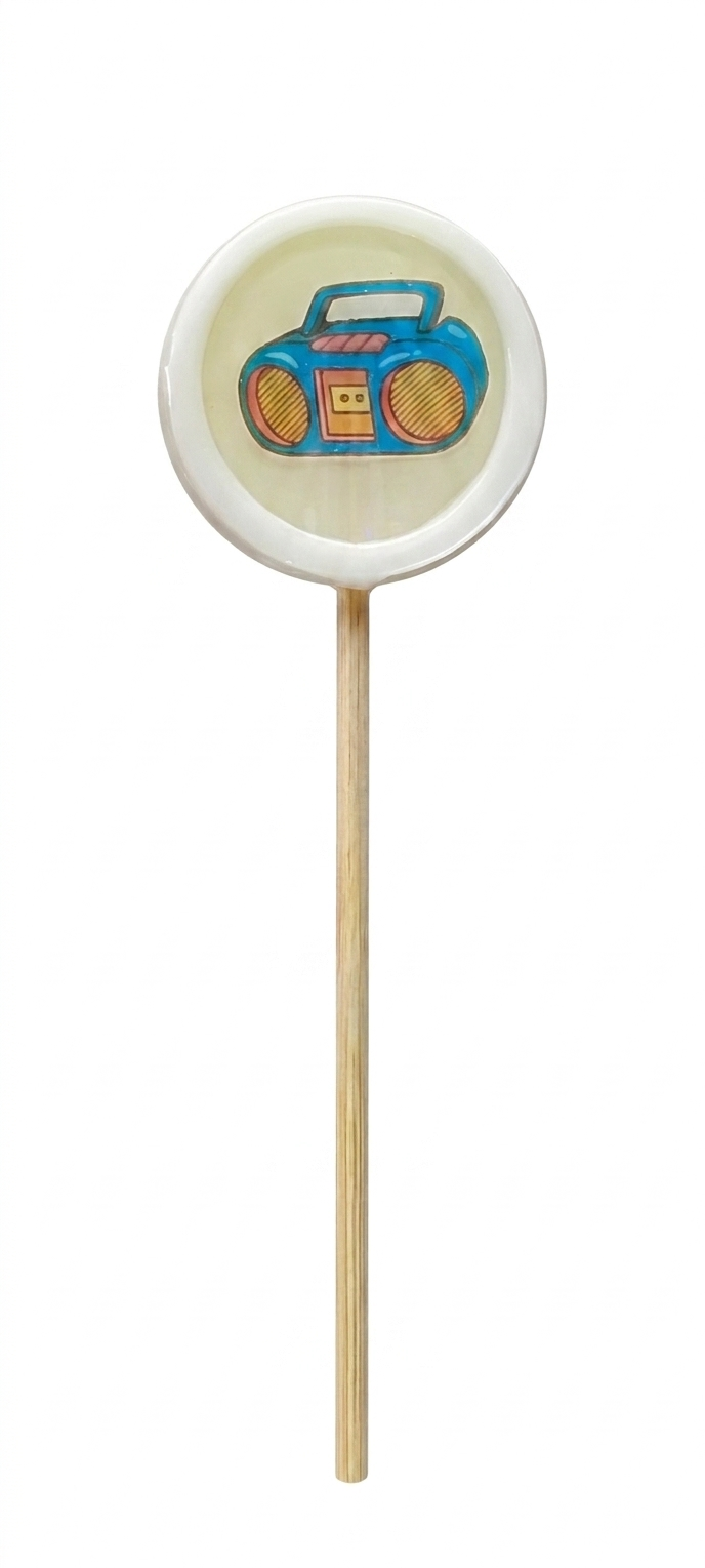 Double Border Photo Lollipop (EDIBLE) - Pack of 6