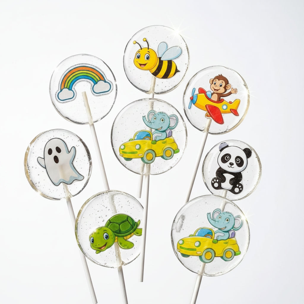Transparent Photo Lollipop (EDIBLE) - Pack of 6
