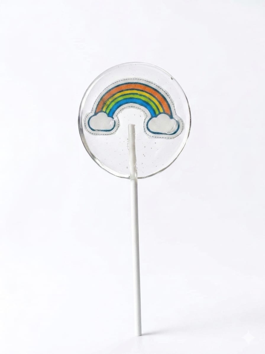 Transparent Photo Lollipop (EDIBLE) - Pack of 6
